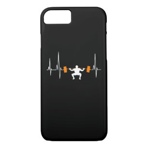 Case-Mate iPhone Case Barbell Poids Heartbeat Bodybuilding