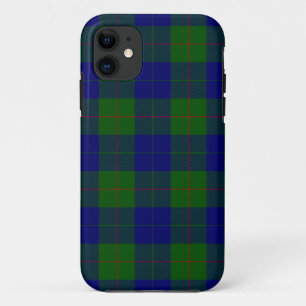 Coque Case-Mate Pour iPhone Barclay tartan bleu vert plaid