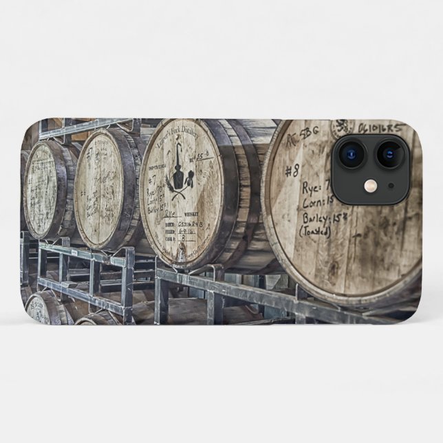 Coques Case-Mate iPhone Barils de Whisky dans les entrepôts (Dos (Horizontal))