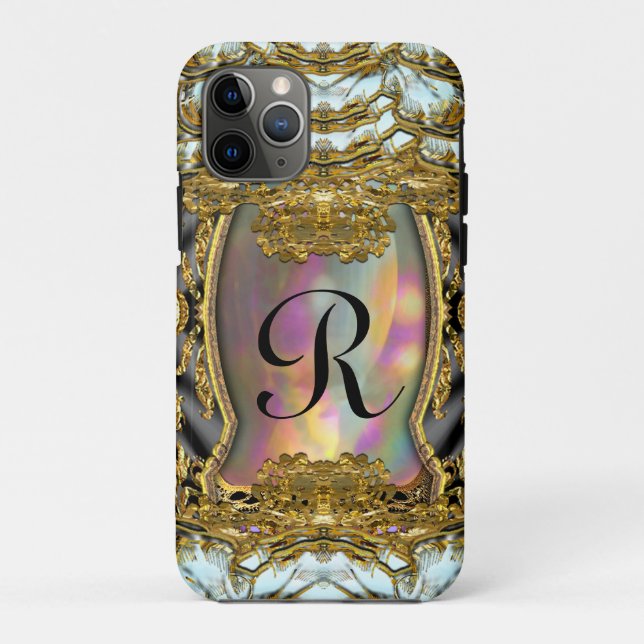 Coques Case-Mate iPhone Barnetcue Dubois II Protective Baroque Monogramme (Dos)
