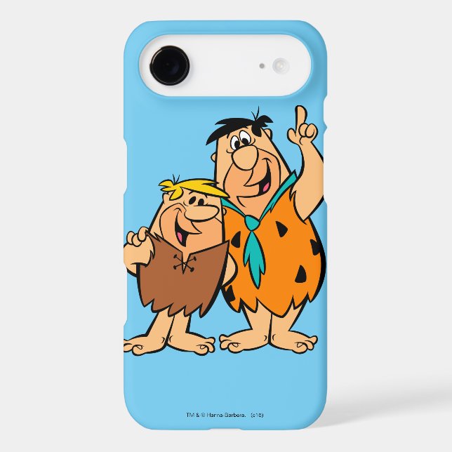 Coques Case-Mate iPhone Barney Rubble et Fred Flintstone (Verso)