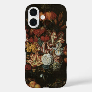 Coques iPhone 16 Baroque Ancien, Nature Morte Florale Fleurs dans u