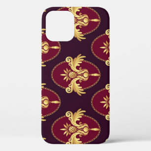 Case-Mate iPhone Case Baroque Gold Sconce Magenta Motif