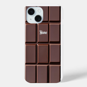 Coque Pour iPhone 15 Barre à bonbons au chocolat