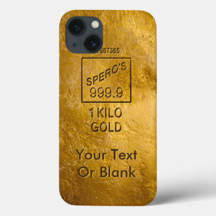 Etui iPhone 13 Barre d'or