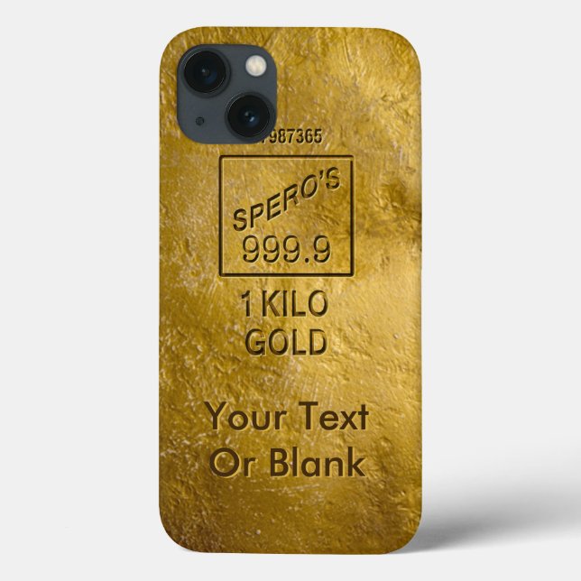 Coques Case-Mate iPhone Barre d'or (Verso)