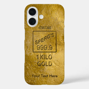 Coque Pour iPhone 16 Barre d'or