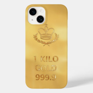 Coques Pour iPhone Barre d'or à bulles