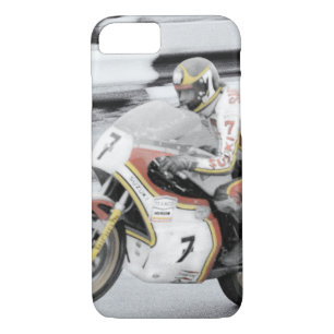 Coque iPhone 8/7 Barry Sheene 2, la version teinte à la main