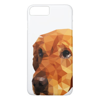 Coques Pour iPhone Bas poly art de golden retriever