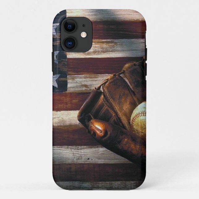 Coques Case-Mate iPhone Base-ball américain (Dos)