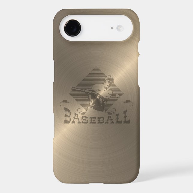 Coques Case-Mate iPhone Base-ball d'or (Verso)