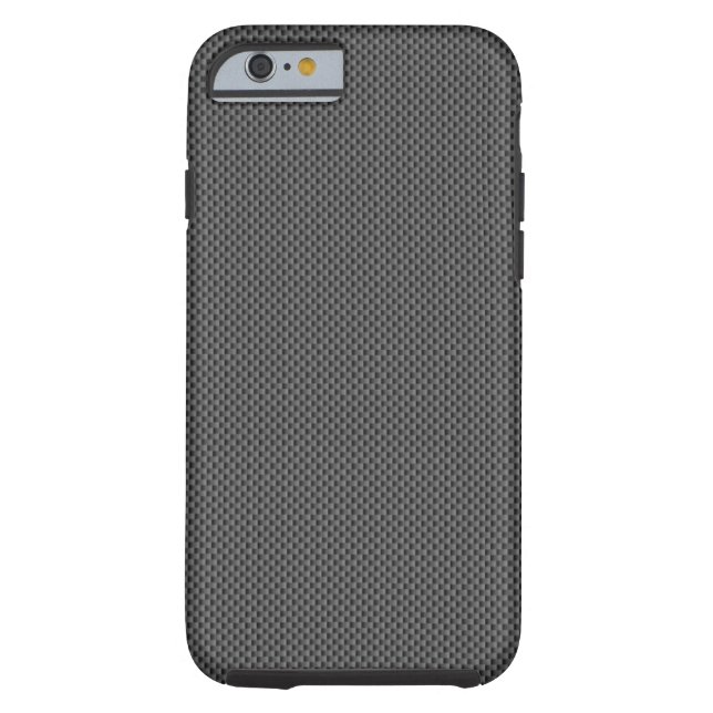 Coques Case-Mate iPhone Base noire de fibre de carbone (Dos)