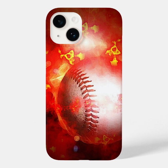 Coques Case-Mate iPhone Baseball flamboyant (Verso)