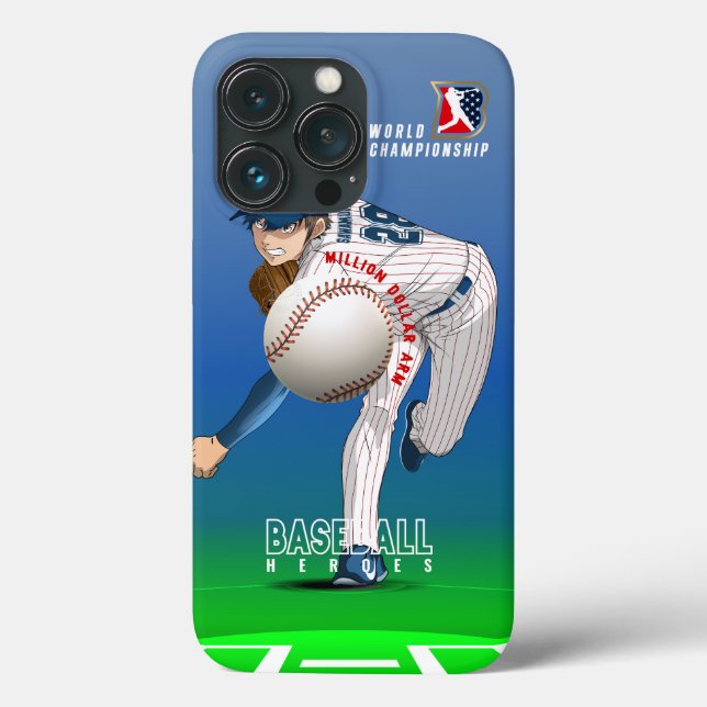 Coques Case-Mate iPhone Baseball Hero avec Million Dollar Arm | (Verso)