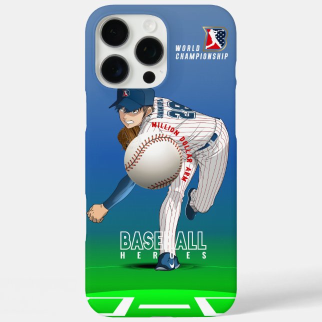 Coques Case-Mate iPhone Baseball Hero avec Million Dollar Arm | (Verso)