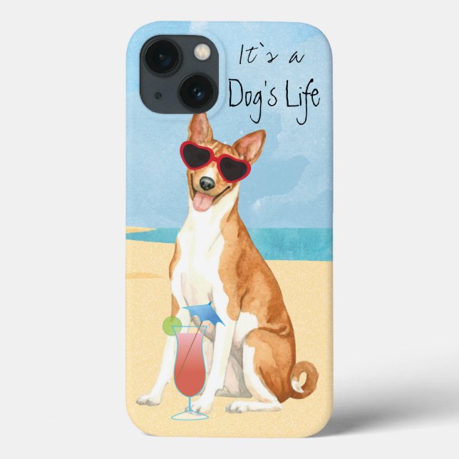 Coques Case-Mate iPhone Basenji été (Verso)