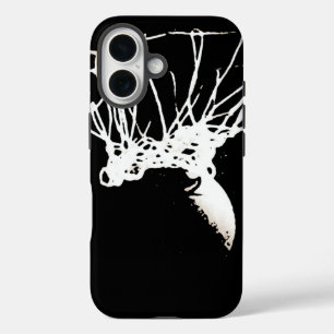 Coque Pour iPhone 16 Basket-ball Black White Pop Art