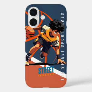 Coque Pour iPhone 16 Basket-ball de rue