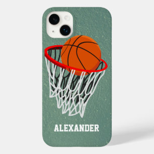 Coque Pour iPhone 14 Plus Basket-ball et cerceau personnalisés