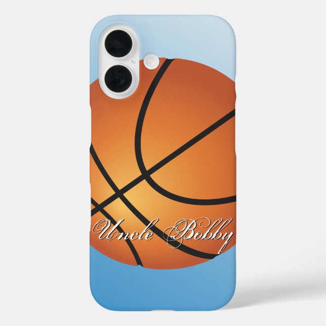 Coques Case-Mate iPhone Basket-ball Image 🏀 Monogramme Budget spécial (Verso)