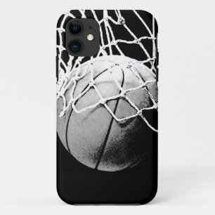 Coque Case-Mate Pour iPhone Basket-ball noir et blanc