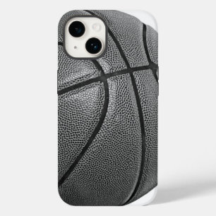 Coque Pour iPhone 14 Basket-ball noir et blanc