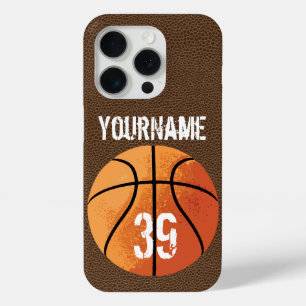 Coque iPhone 15 Pro Basket-ball (personnalisable)