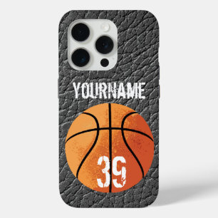 Coque iPhone 15 Pro Basket-ball (personnalisable)