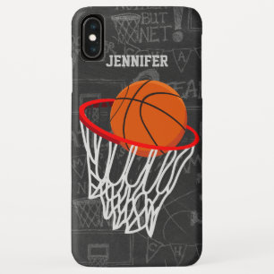 Coque Case-Mate Pour iPhone Basket-ball personnalisé et cercle de tableau