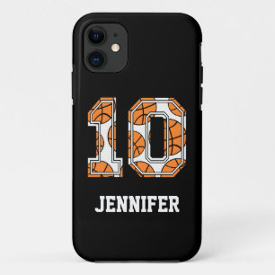 Case-Mate iPhone Case Basket-ball personnalisé numéro 10