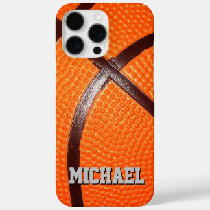 Coques iPhone 16 Pro Max Basket-ball Remplacer par votre nom Texte