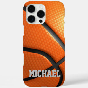 Coques iPhone 16 Pro Max Basket-ball Remplacer par votre nom Texte