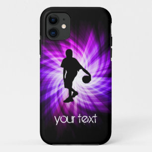 Coque iPhone 11 Basket-ball violet cool