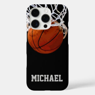 Coques iPhone 16 Pro Basket-ball Votre nom
