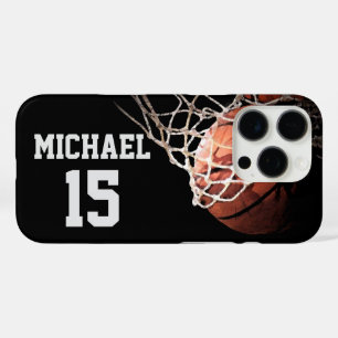Coques iPhone 16 Pro Basket-ball Votre nom