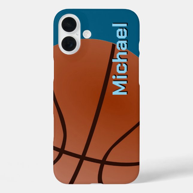 Coques Case-Mate iPhone Basket-ball Votre nom Informations personnelles (Verso)