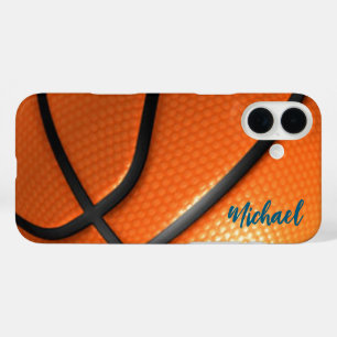 Coques iPhone 16 Plus Basket-ball Votre nom Informations personnelles