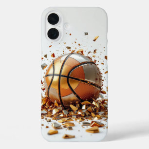 Coques iPhone 16 Plus Basketball Silver Dunk Shield