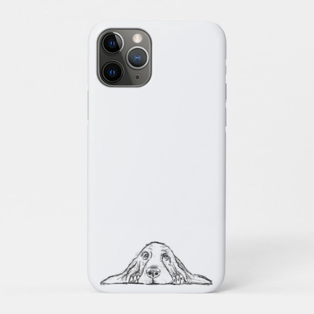 Coques Case-Mate iPhone basset blanc (Dos)
