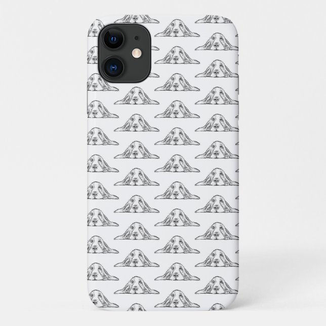 Coques Case-Mate iPhone basset blanc (Dos)