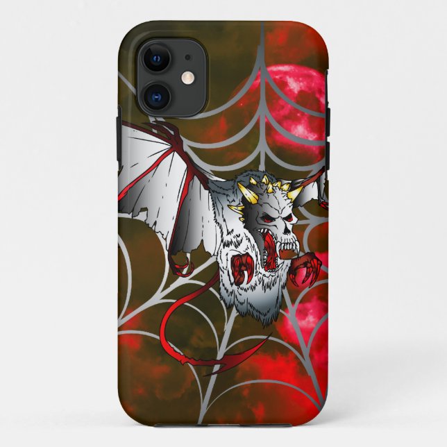 Coques Case-Mate iPhone Bat Vampire malin (Dos)
