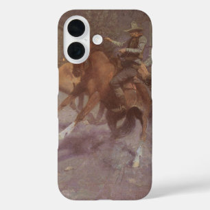 Coque Pour iPhone 16 Bataille au saloon Roundup par Bill Gollings