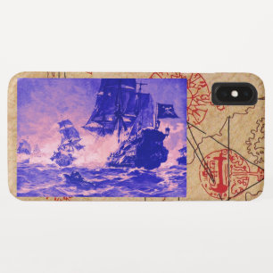 Case-Mate iPhone CASE BATAILLE DE BATEAU PIRATE / CARTES DE TRÉSOR PIRAT