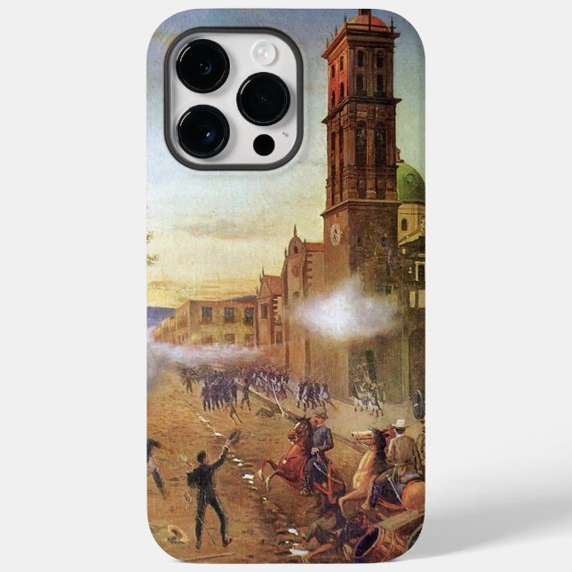 Coques Case-Mate iPhone Bataille de l'histoire mexicaine de Puebla (Verso)