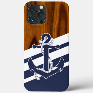 Coques Pour iPhone Bateau à voile Marine Bleu Bleu Bleu Gris Motif