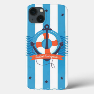 Case-Mate iPhone Case Bateau à voile Marine Bleu Bleu Bleu Gris Motif