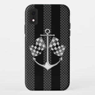 Etui iPhone Case-Mate Bateau de course nautique en style carbone