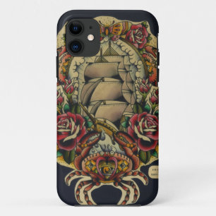 Case-Mate iPhone Case bateau et crabes