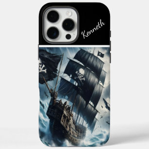 Coques iPhone 16 Pro Max Bateau Pirate Dans Une Tempête